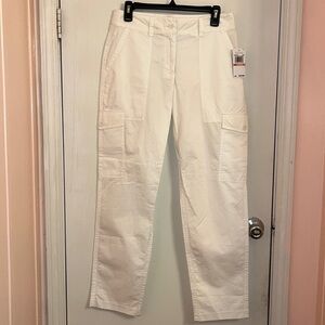 NWT Michael Kors White Cargo pants